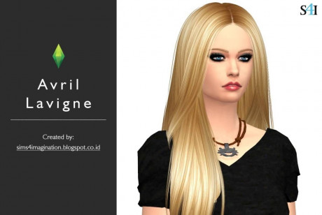 Sims Of Avril Lavigne Is A Canadian Singer Songwriter And Actress If You Want The Same Image From Cas Then You Need A Complet Sims 4 Sims Sims 4 Characters