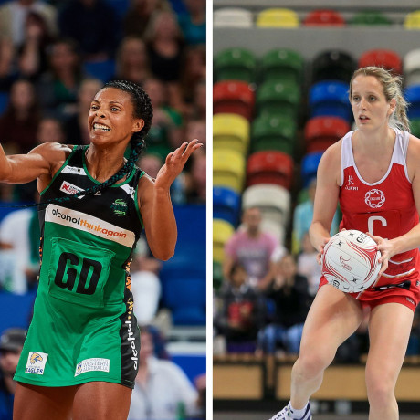 British Netball Standouts Stacey Francis And Sara Marry