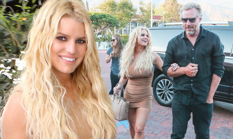 Jessica Simpson Wears Tiny Nude Dress With Husband Eric Johnson On Dinner Date Mail