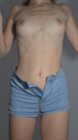 Amateur behind breasts lovely OnlyFans twat Solo teen tits Porn GIF