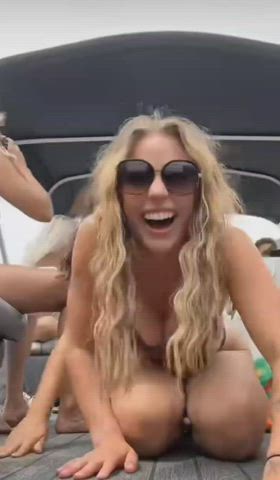 Bikini Squeezing melons Porn GIF