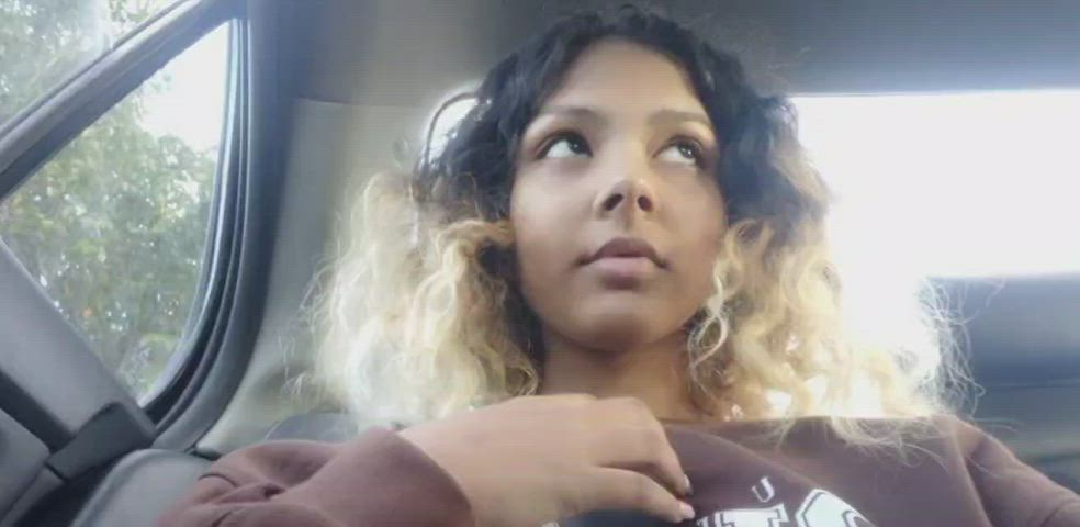 boobs Car Exhibitionism Exhibitionist Indian Sri Lankan TikTok tits Titty Drop Porn GIF