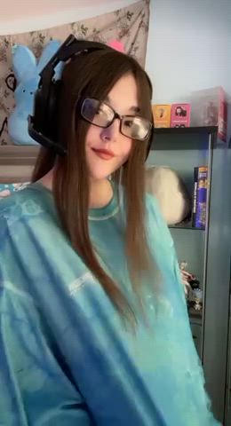 Amateur tits Hentai giant titties OnlyFans teen Titty Drop Porn GIF