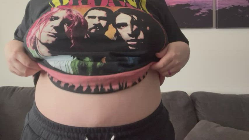 Amateur BBW tits Bouncing tits Chubby Emo OnlyFans Tit Worship Titty Drop Porn GIF