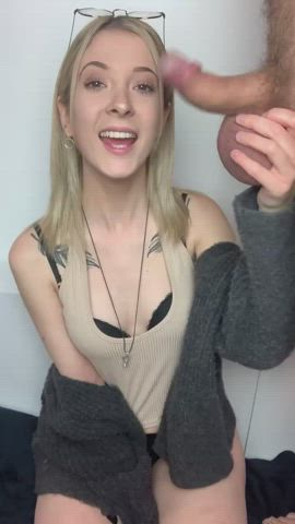 Amateur huge schlong oral sex sperm sperm In Mouth sperm On tits sperm Swallow Cumshot Facial Porn GIF