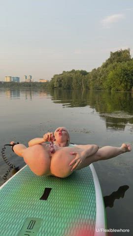 Masturbating Public Solo Porn GIF