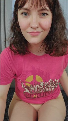 Nerd Striptease Titty Drop Porn GIF