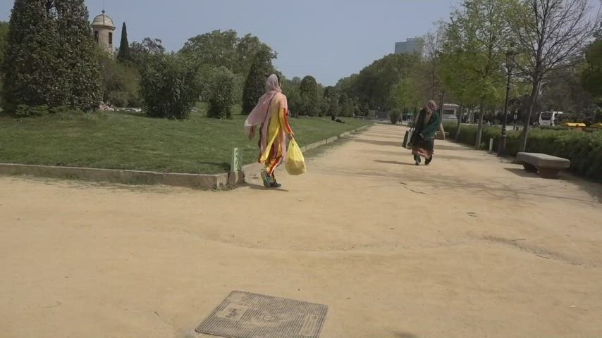 oriental Exhibitionist Flashing Japanese Nude Public Squirting Voyeur Wet pussy Porn GIF