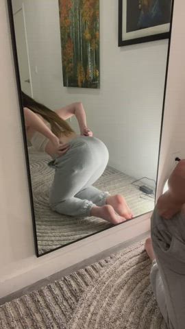 behind Bending Over ass vagina Porn GIF
