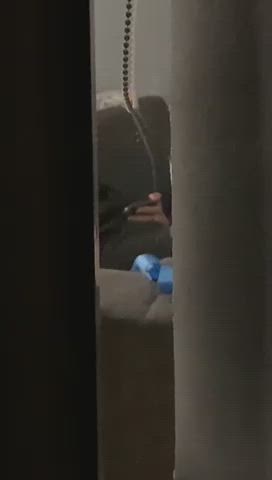 21 Years mature boy Caught schlong girlfriend Hidden Cam Homemade Masturbating Solo Porn GIF