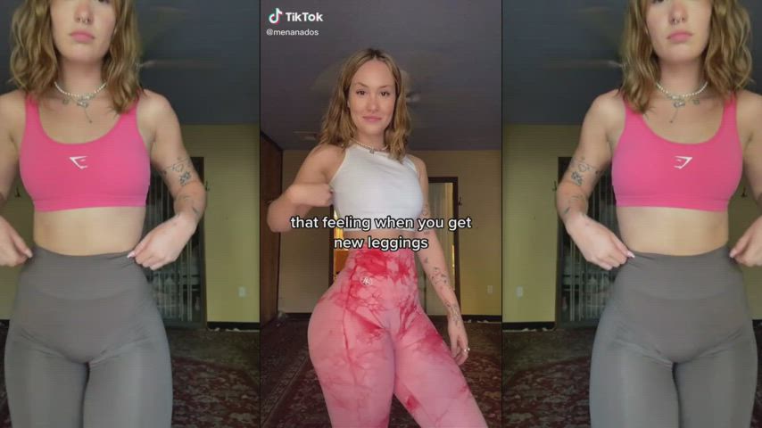 booty Babe Compilation Doggystyle Fitness stockings Riding Split Screen Porn TikTok Porn GIF