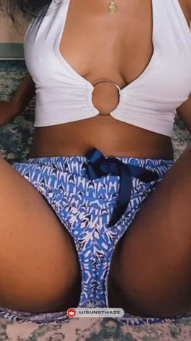 breasts Caribbean ebony latina Natural titties Teasing teen TikTok boobs Porn GIF