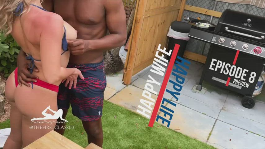 asshole BBC Creampie Cuckold Doggystyle Hotwife Interracial Monster dick OnlyFans Porn GIF