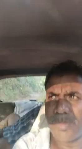 Car Cuckold Desi Indian MILF Public Porn GIF
