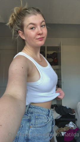 19 Years older giant boobies Exhibitionist Nipple Piercing Strip Striptease teenie topless Undressing Porn GIF