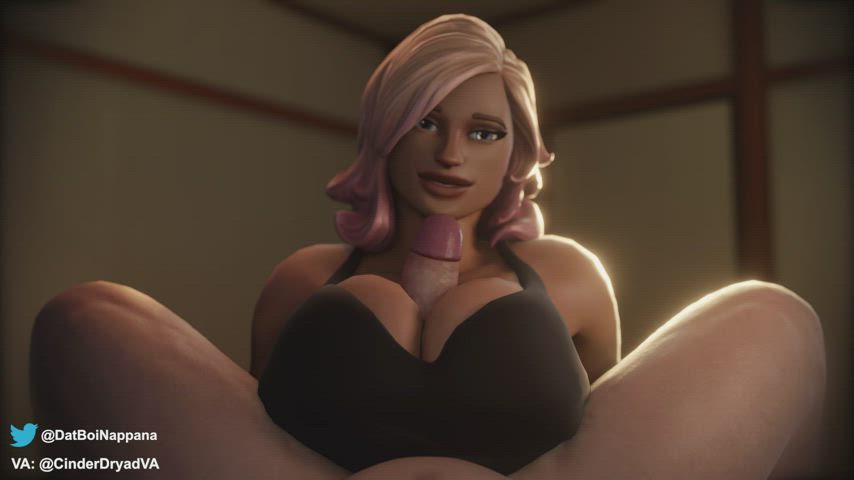 3D Animation humongous meat gigantic tits Rule34 Titty Fuck Porn GIF