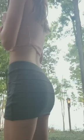 booty booty Plug Flashing Outdoor Public snatch Spanking young Upskirt Porn GIF