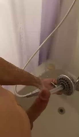 monstrous cock spunk Cumshot Edging Moaning cumming Pulsating Shower Porn GIF