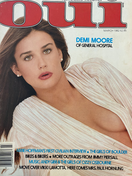 Demi Moore Oui Magazine March 1982 Rare Issue