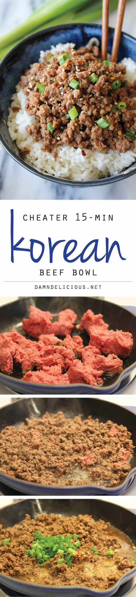 Korean Beef Bowl Damn Delicious